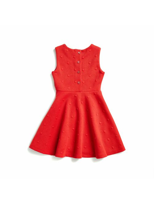 Tommy Hilfiger Girls' Adaptive Sleeveless Dress with Magnetic Buttons