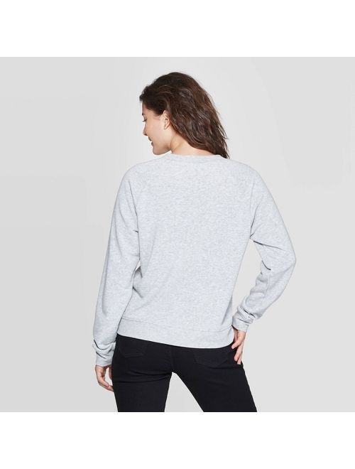 Women's Weekend Long Sleeve Sweatshirt - Grayson Threads (Juniors') - Athletic Heather