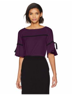 Women's Bell Sleeve with Tie Detail