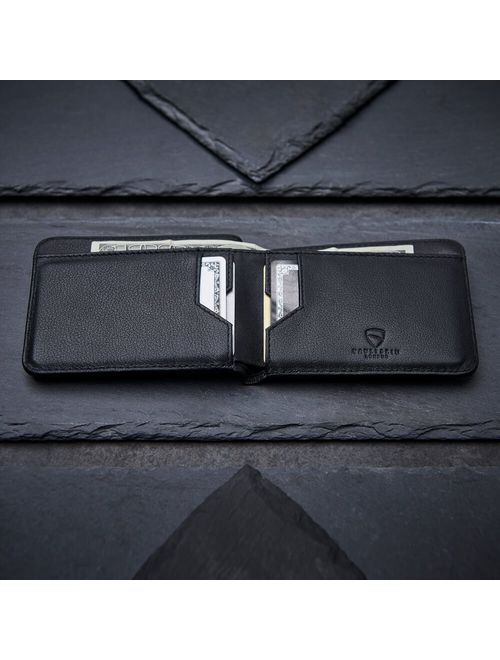 Vaultskin MANHATTAN Slim Bifold Wallet with RFID Protection for Cards and Cash