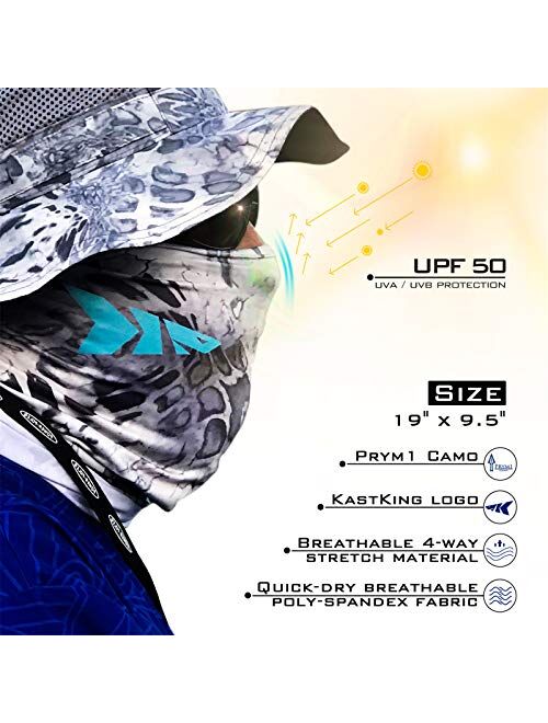 Buy KastKing Sol Armis Neck Gaiter - UPF 50 Face Mask - UV Sun 
