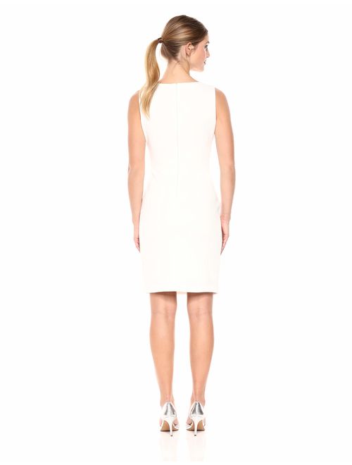 Calvin Klein Women's Sleeveless Sheath Dress with Heat Fix Starburst
