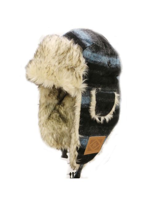 City Hunter W300 Premium Wool Solid Trapper Hats - Multi Colors