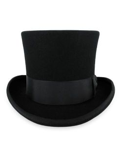 Belfry Top Hat Theater Quality 100% Wool in Black Grey or Pearl