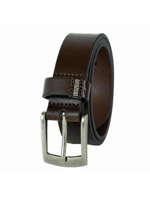 Levi's Boys Big Kids Belt - School Casual for Jeans Classic Strap and Single Prong Buckle
