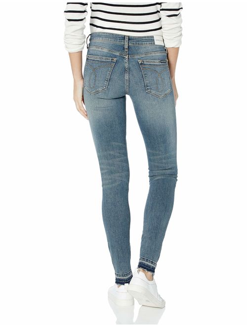 Calvin Klein Women's Mid Rise Skinny Fit Jeans