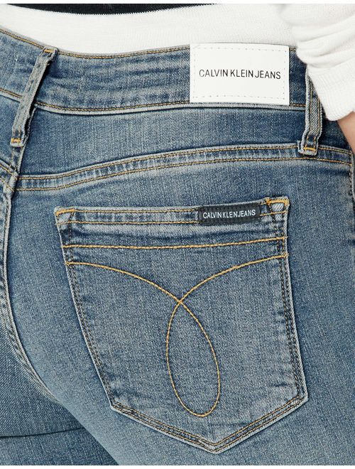 Calvin Klein Women's Mid Rise Skinny Fit Jeans