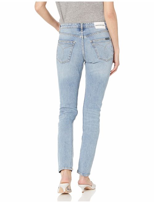 Calvin Klein Women's Mid Rise Slim Fit Jeans