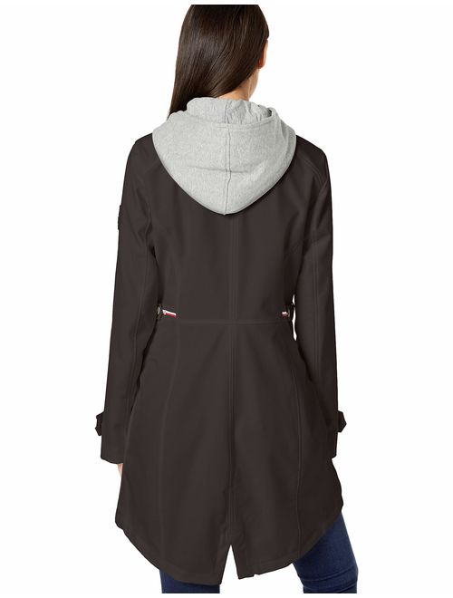 Tommy Hilfiger Women's Soft Shell with Zipout Fleece Vestie and Hood