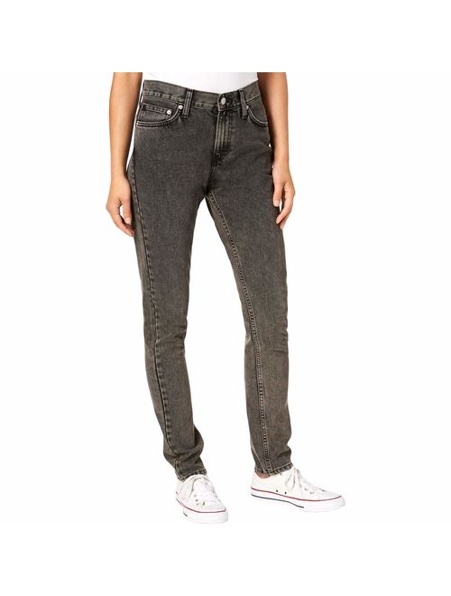 Calvin Klein Jeans Women's Mid-Rise Slim-Leg Jeans