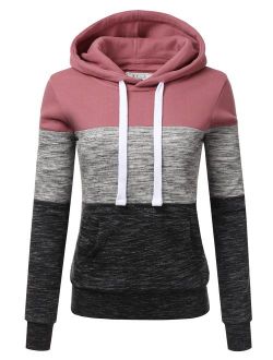 NINEXIS Womens Long Sleeve Fleece Pullover Hoodie Sweatshirts