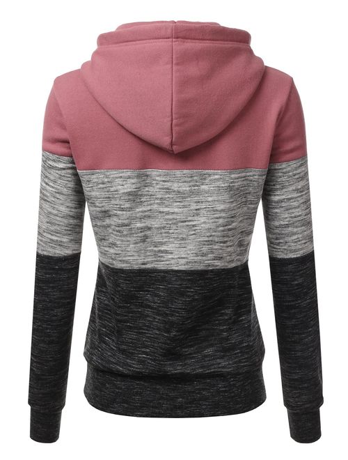 NINEXIS Womens Long Sleeve Fleece Pullover Hoodie Sweatshirts