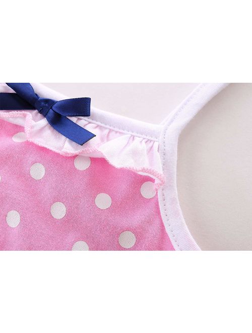 Mud Kingdom Girls Clothes Sets Holiday Polka Dot Sun-Top and Shorts