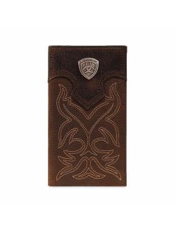 Men's Boot-Embroidery Rodeo Tan Wallet