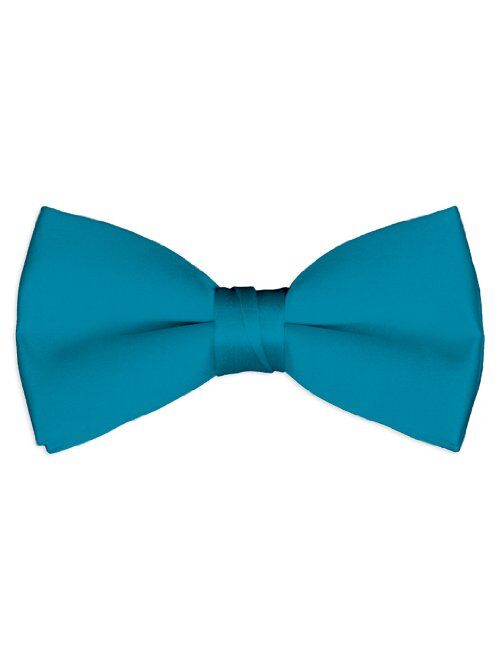 DapperLads Little Boys' Solid Color Banded Satin Bow Ties/Bowties