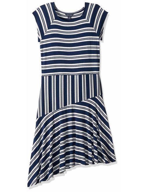 Tommy Hilfiger Girls' Multi Directional Stripe Dress