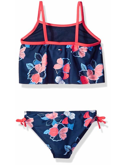 Tommy Hilfiger Girls' Two-Piece Swimsuit