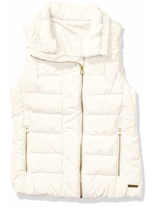Calvin Klein Women's Asymmetrical Zip Puffer Vest
