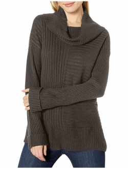 Women's Mixed Ribbed Detail Sweater
