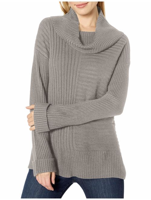 Calvin Klein Women's Mixed Ribbed Detail Sweater