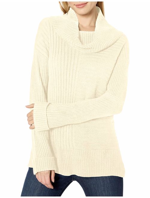 Calvin Klein Women's Mixed Ribbed Detail Sweater
