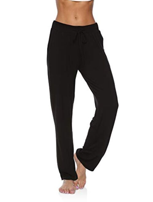 DIBAOLONG Yoga Pants Wide Leg Comfy Drawstring Loose Straight Lounge Running Workout Legging