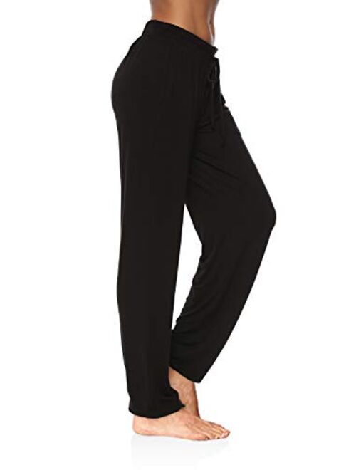 DIBAOLONG Yoga Pants Wide Leg Comfy Drawstring Loose Straight Lounge Running Workout Legging