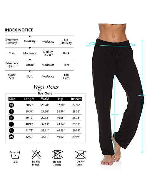 DIBAOLONG Yoga Pants Wide Leg Comfy Drawstring Loose Straight Lounge Running Workout Legging