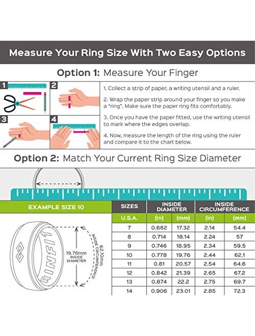 Rinfit Silicone Wedding Ring for Men 1 or 3 Rings Pack. Designed, Safe & Soft Men's Silicon Rubber Bands. Comfortable & Durable Wedding Band Replacement. U.S. Design Pate