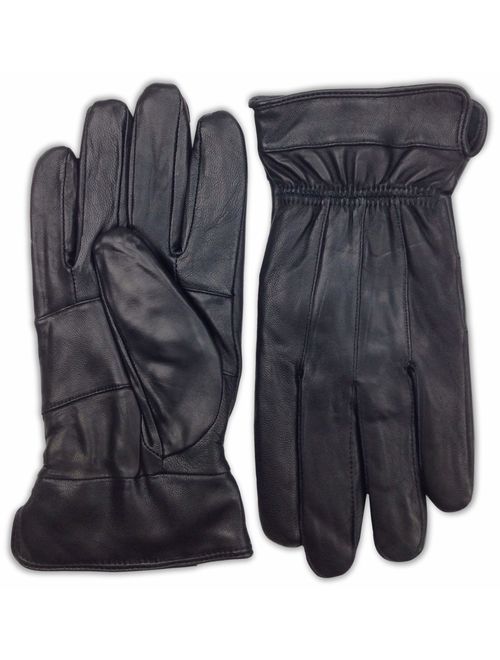 Luxury Soft Men's Genuine Leather with 3M Thinsulate Gloves