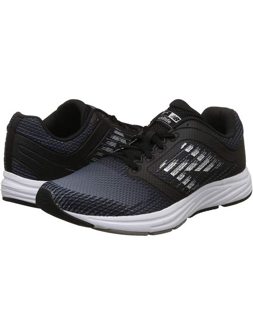 New Balance Mens M480LL6 Low Top Lace Up Running Sneaker, Black/Magnet, Size 1.5