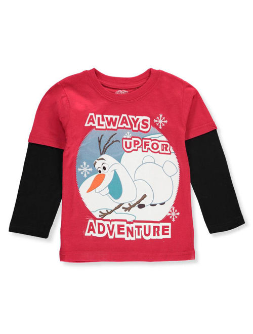 Disney Frozen Boys' L/S Slider T-Shirt