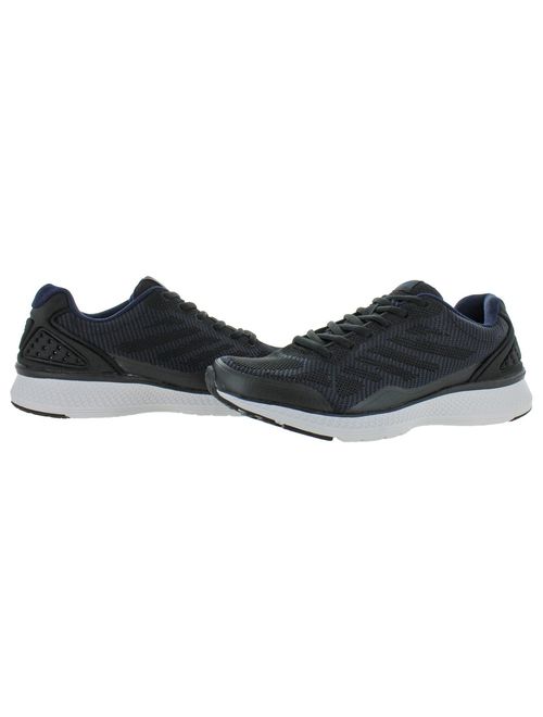 Fila Men's Padded Collar Knit Synthetic Upper Memory Foam Sock Liner Shoes 13/Navy/Black