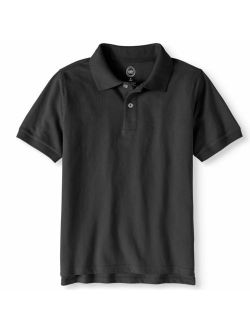 Husky Boys 8-18 School Uniform Short Sleeve Pique Polo Shirt