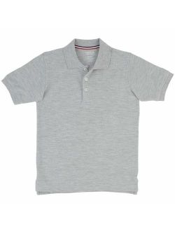 Husky Boys School Uniform Short Sleeve Pique Polo Shirt (Husky)