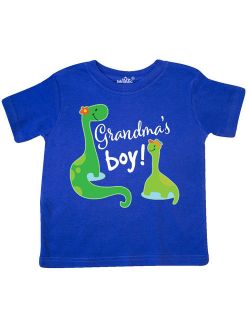 Grandmas Boy Grandson Dinosaur Gift Toddler T-Shirt