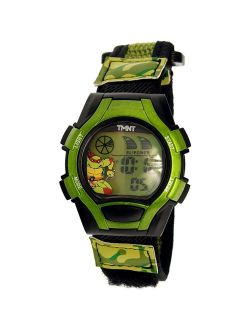 Teenage Mutant Ninja Turtles Boy's TURAD300 Green Nylon Quartz Sport Watch