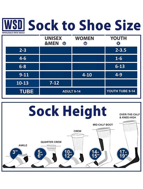 30 Pairs of WSD Mens Ankle Socks, No Show Athletic Sports Socks (30 Pairs Colorful Sports)