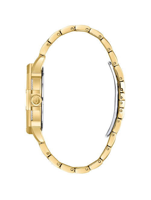 Bulova Men's Swarovski Crystal Watch - Gold-Tone - Bracelet - Pave Dial