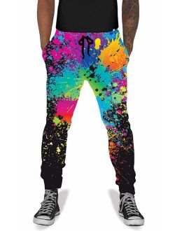 UNIFACO Unisex 3D Digital Print Sports Jogger Pants Casual Graphic Trousers Sweatpants with Drawstring