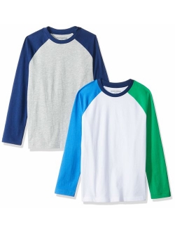 Boys 2-Pack Long-Sleeve Raglan T-Shirt