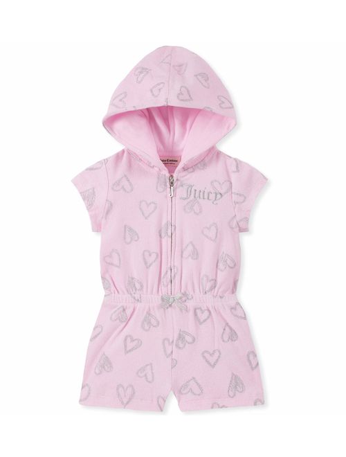 Juicy Couture Girls' Hooded Romper