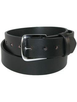 Men's Big and Tall Leather 1 1/2 Inch Bridle Belt