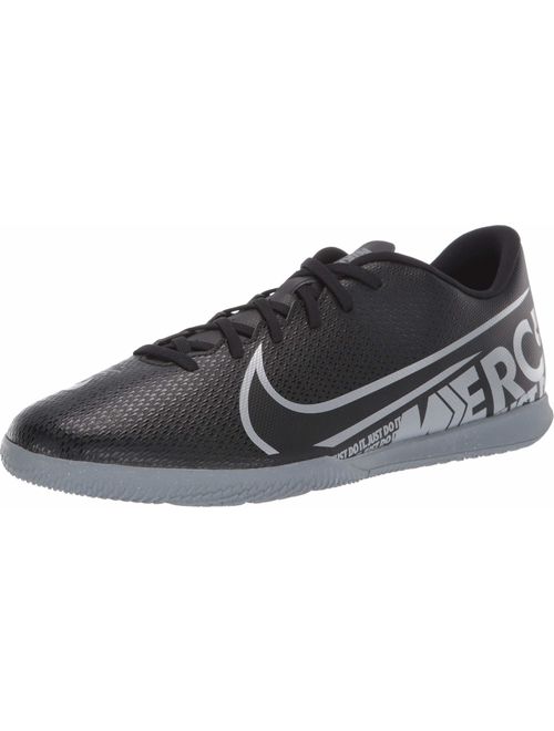 Nike Mercurial Vapor 13 Club Indoor Soccer Shoes (M11/W12.5, Black/Gray-M)