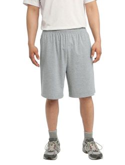 Sport-Tek Men's Comfortable Elastic Waist Pocket Short
