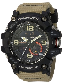 G Shock Quartz Watch with Resin Strap, Beige, 30 (Model: GG1000-1A5)