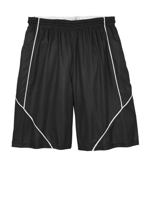 Sport-Tek Men's Athletic Reversible Spliced Mesh Short