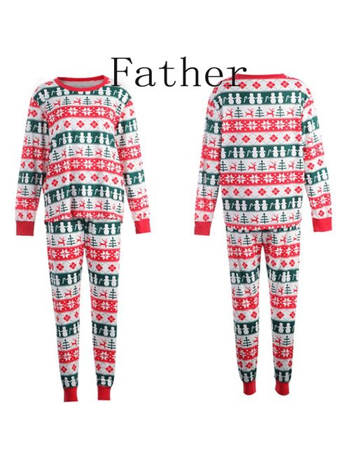 Canis XMAS Family Matching Christmas Pajamas Set Womens MensKids Sleepwear Nightwear