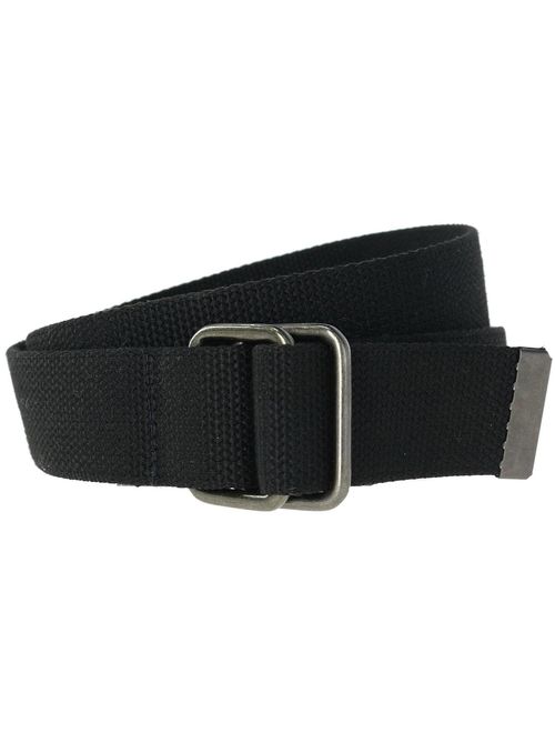 CTM Fabric Web Belt with D Ring Buckle