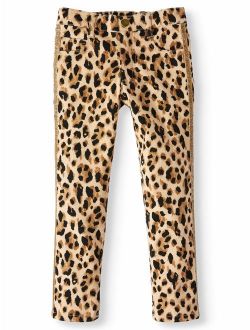Side Tape Cheetah Print Pant (Little Girls & Big Girls)